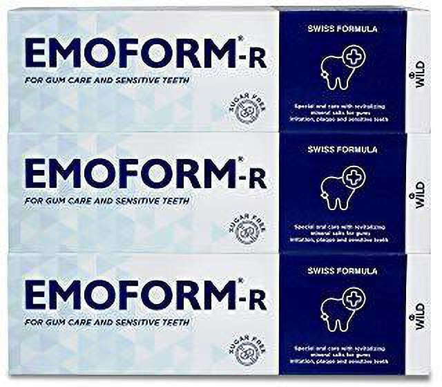 emoform -R Toothpaste (100 gm, Pack of 3) Toothpaste image 1