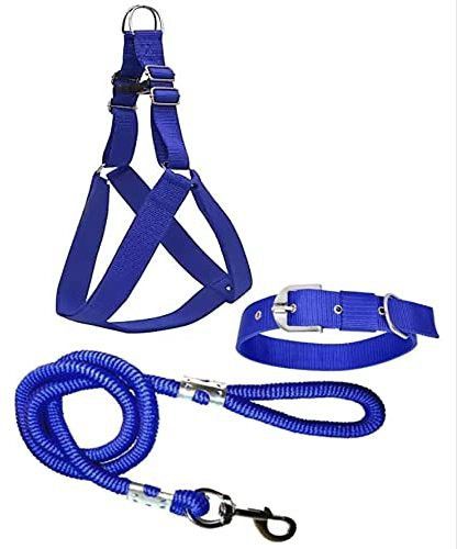Combo Pack of Harness, Neck Collar Belt and Rope Set Dog Collar & Leash