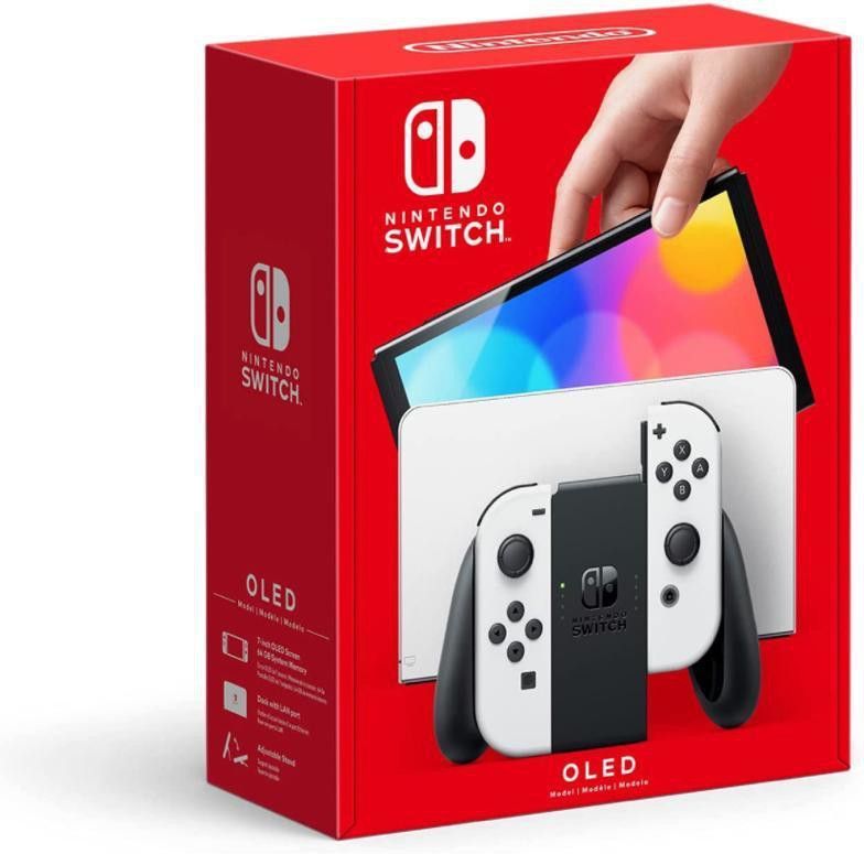 NINTENDO Switch OLED Console with White Joy Con 64 GB-image-30