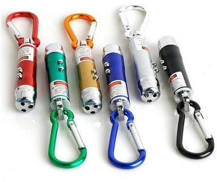Afiya Enterprises 3in1 Laser Pointer Laser Torch Key Chain (650 nm, 6 Colors) Pack of 6 Pcs.-picture-36