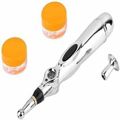 Ella Health & Beauty Massager Pen w-912 Acupuncture Mendian Massager Pen Massager (Silver) Massager-picture-16