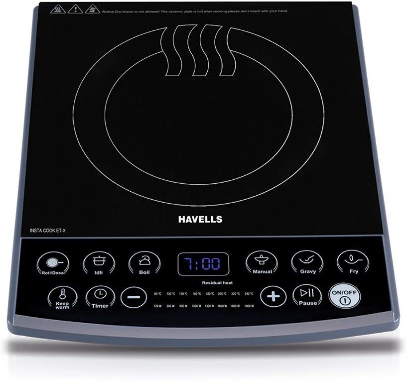 1900 W Induction Cooktop Push Button
