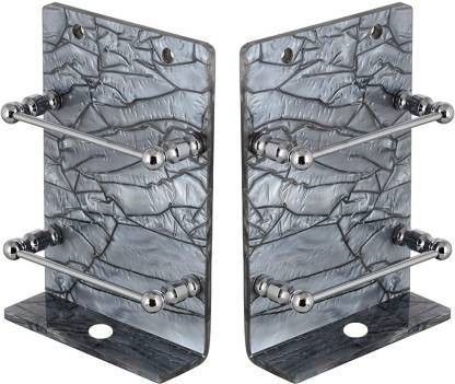 M/S DSNS Wall Mount Mobile Stand Mobile Wall Stand for Charging Phone Wall Hanging Stylish Acrylic 4MM SS Road 2 PCS Set (Size - 4X6 Inch) (Marble Grey Colour) Mobile Holder-picture-38