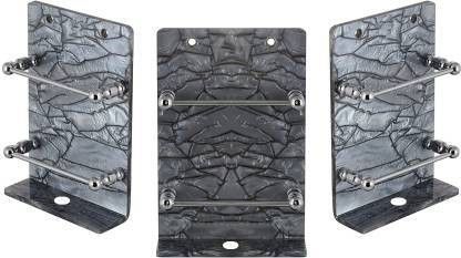 M/S DSNS Wall Mount Mobile Stand Mobile Wall Stand for Charging Phone Wall Hanging Stylish Acrylic 4MM SS Road 3 PCS Set (Size - 4X6 Inch) (Marble Grey Colour) Mobile Holder-picture-17