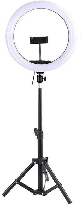 Webilla 10 inch Led Selfie Ring Light with 7 Feet Tripod Stand, Camera Light with Cool Warm Mix Light, Led Circle Light for YouTube Video Live Stream Makeup Light Ring Flash