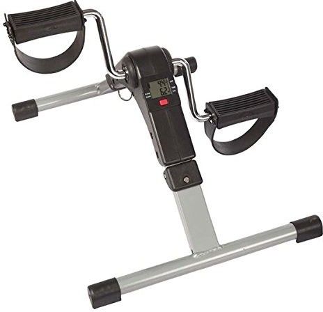 Mini Pedal Arm/Leg Exercise Peddler with Adjustable Resistance,Digital Display Mini Pedal Exerciser Cycle