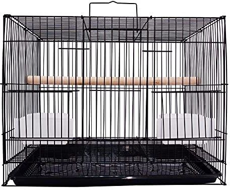 petzlifeworld 18 Inch (1.5 Feet ) 45Cm Black Birds/Rabbit Cage with Food, Water Cups & Perches Bird, Rabbit Cage-picture-33