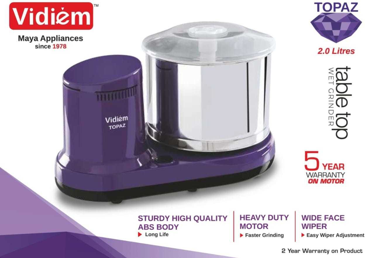 Topaz 2 lits wet grinder Wet Grinder
