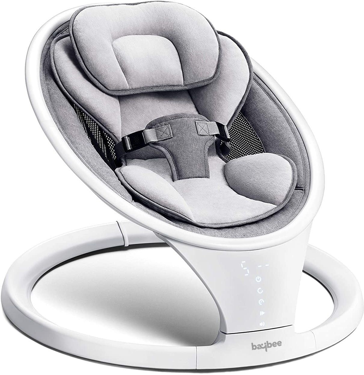 Premium Bluetooth Enabled Electric Baby Swing with Adjustable Vibrations & Music Bouncer-image-32