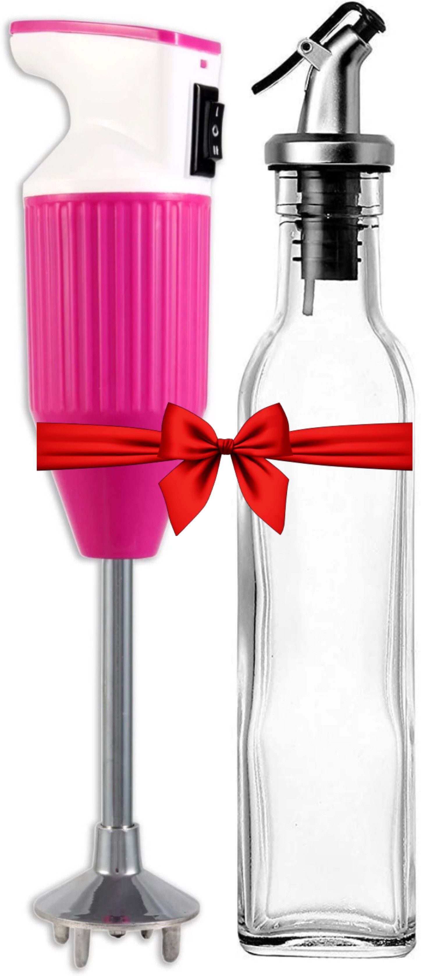 350 W PINK + Oil Dispenser Set Hand Blender