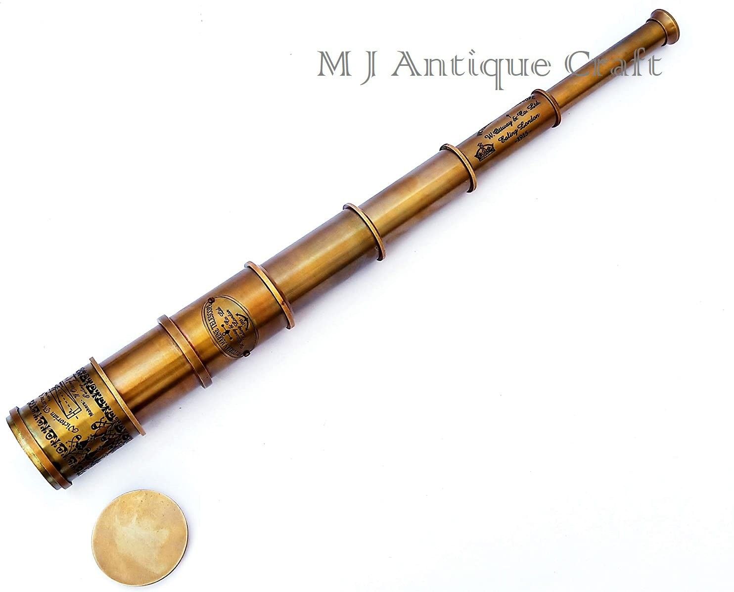 M J Antique Craft M J T001 Refracting Telescope-image-39