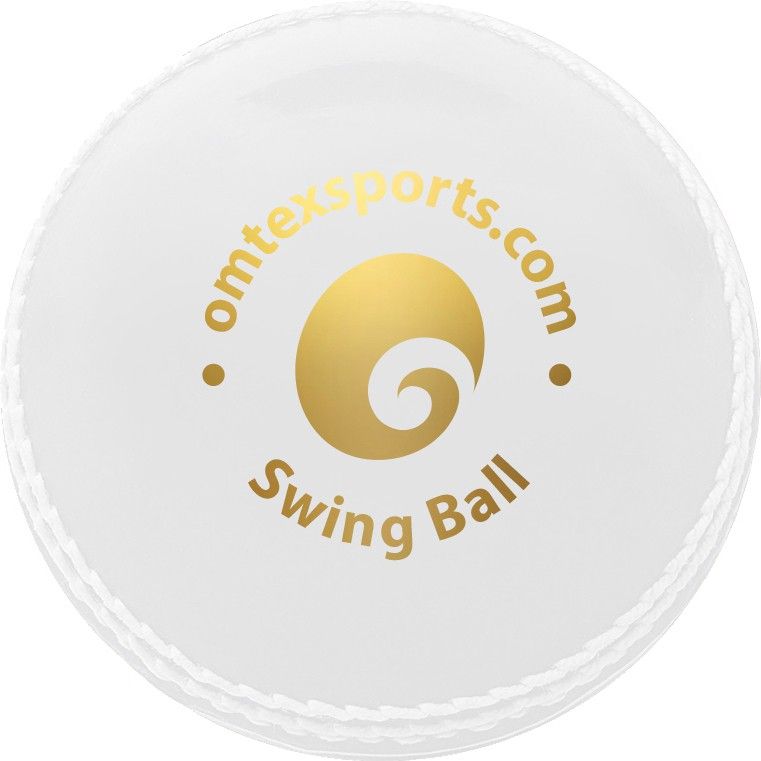 omtex Swing Ball White Green Cricket Tennis Ball-picture-16