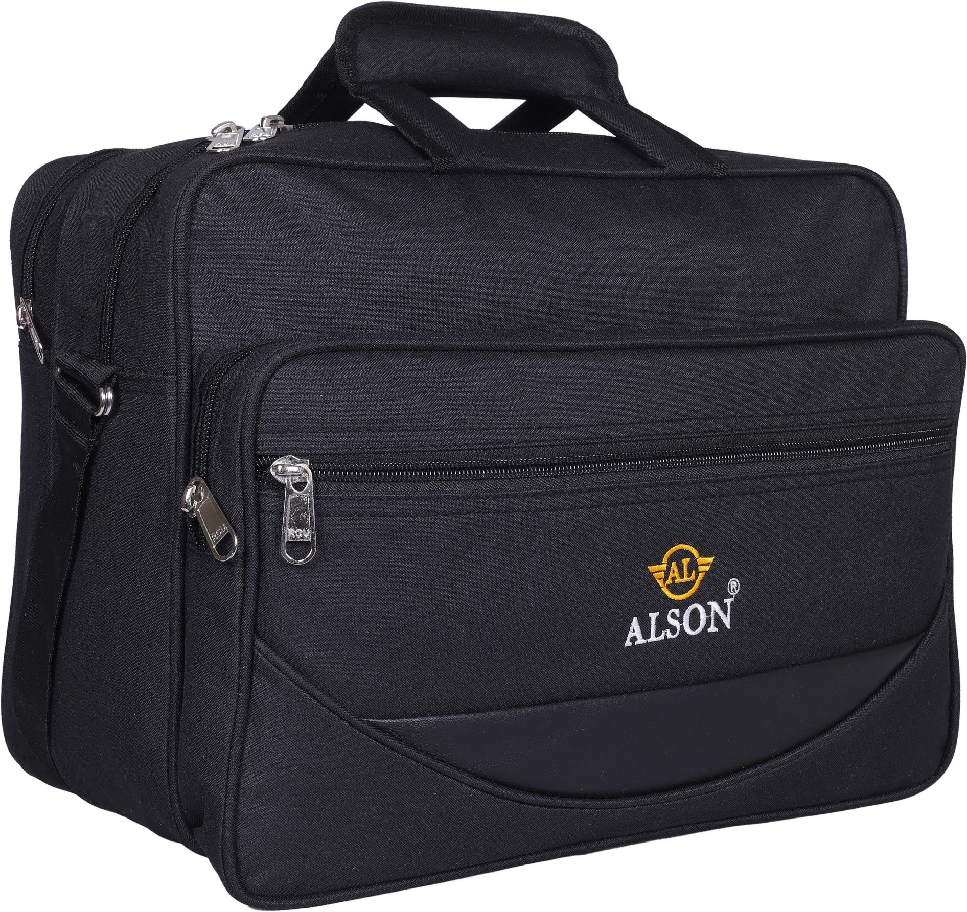 Men & Women Black Messenger Bag