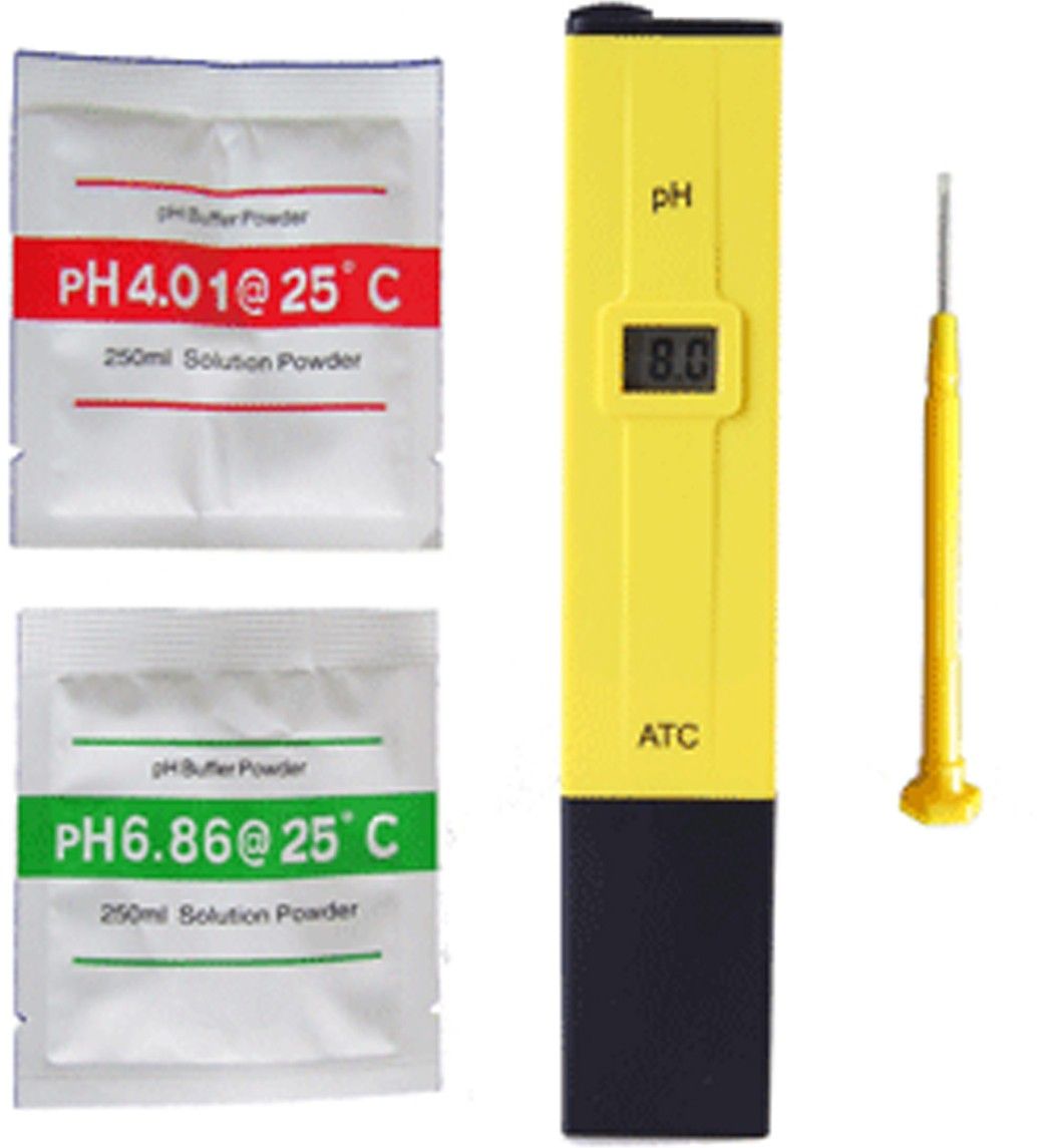 Digital pH Meter pH Tester for Water Purity in Labs, Home, Agriculture or Fishtank (Yellow) Digital pH Meter-image-19