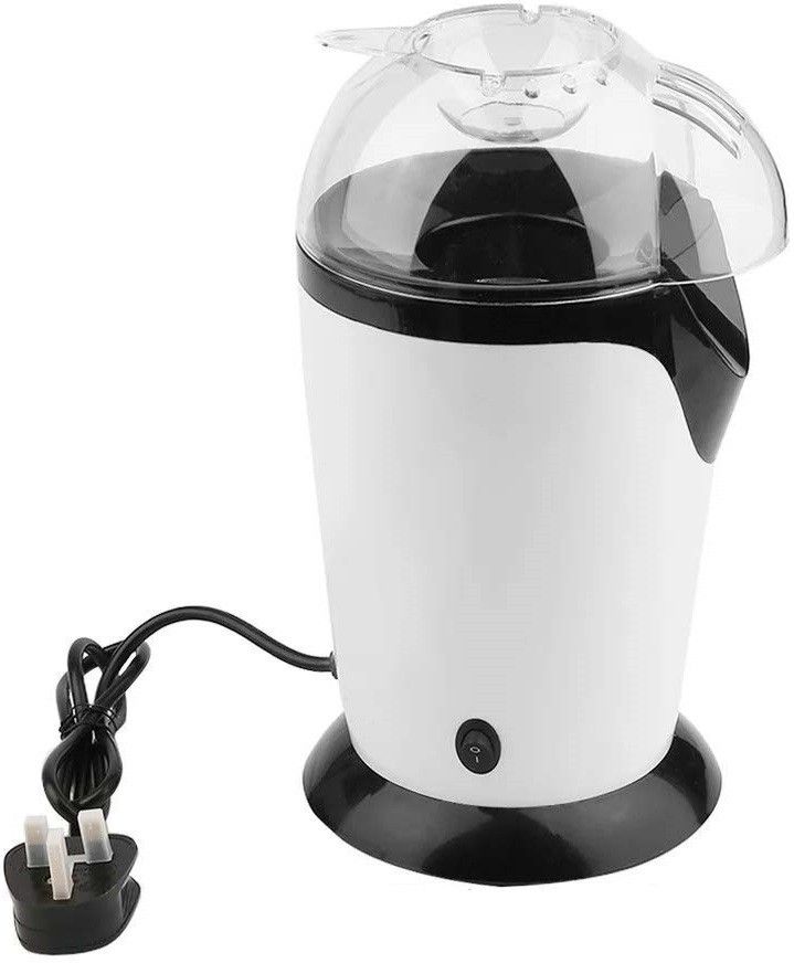 Mini Electric 1200W Popcorn Maker Hot Air Popcorn Making Machine Oil-Free Snacks Maker Mini Electric Popcorn Maker Home Round Hot Air Popcorn Making Machine 60 g Popcorn Maker
