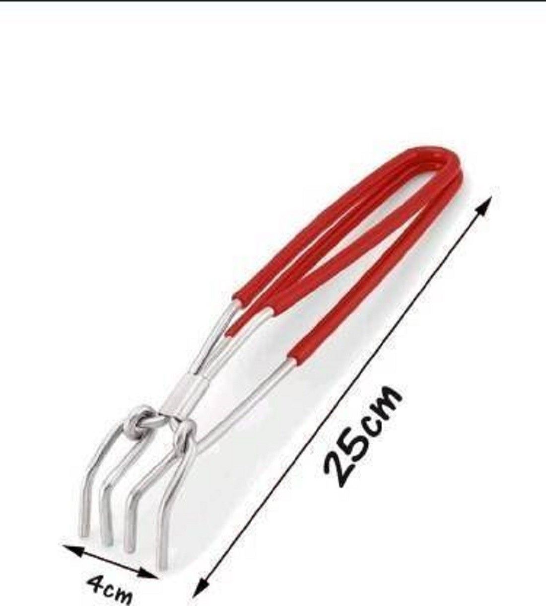 bekner Stainless Steel Pakkad Rubber Grip Hot Utensils Holder or Gripper 25 cm Utility Pakkad-picture-13