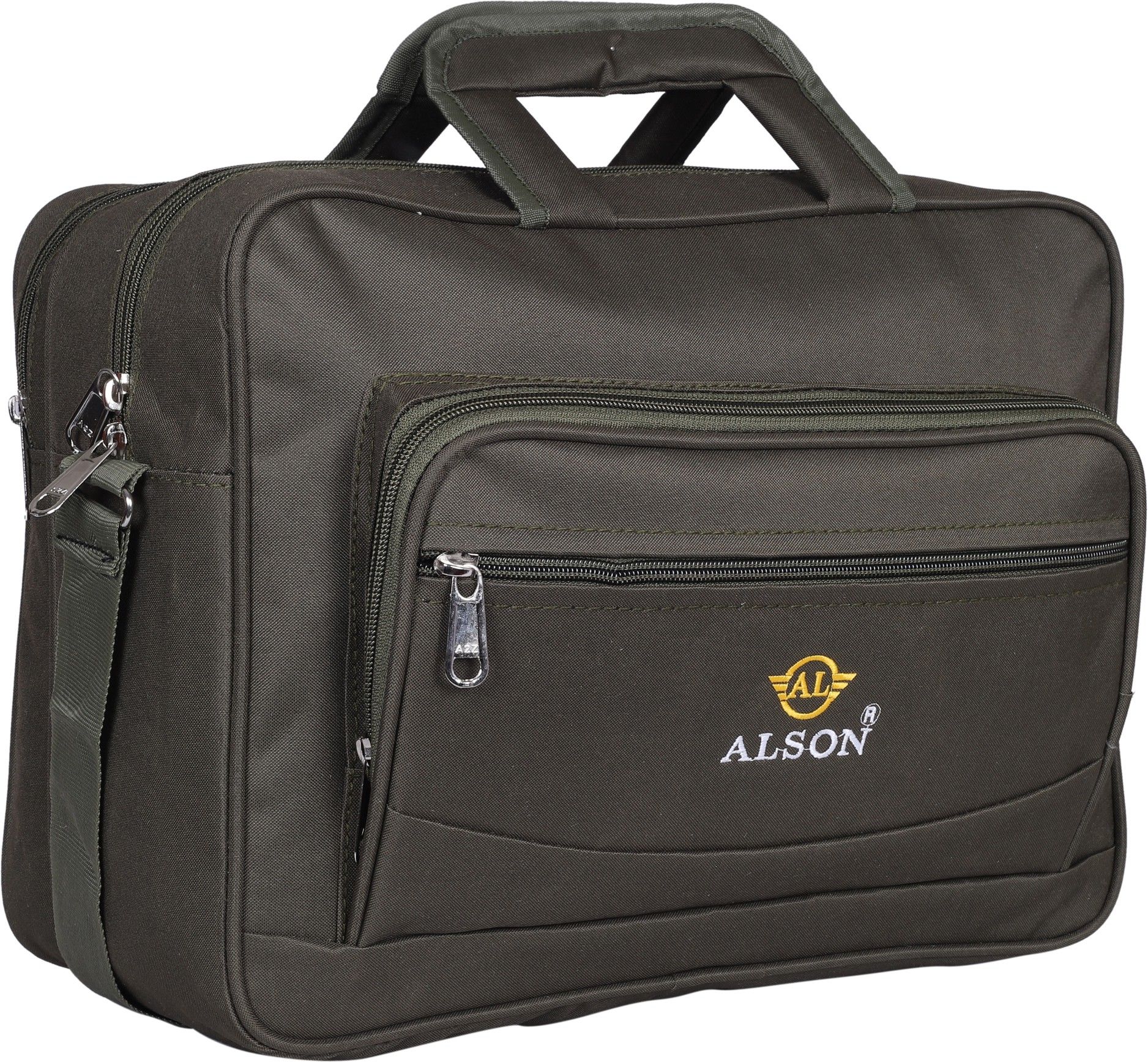 Men & Women Green Messenger Bag