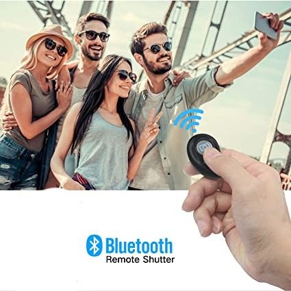 SOJUBA Bluetooth Remote Shutter Create Photos With + Carry Pouch Camera Shutter RemoteCamera Remote Control-picture-24