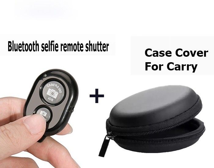 POZUB Hot Selling High Quality Bluetooth Phone Remote Shutter PZB-5208 Wireless Bluetooth Shutter Remote Control Button Self-Timer Long Distance Camera Phone Selfie Stick Monopod Shutter Bluetooth Remote Controller Shutter Bluetooth Remote Controller Shutter Button For Selfie Click And Portable For Ios, Android Devices Remote Controller For Click Selfies Bluetooth Photo Clicker Video Shutter RemoteCamera Remote Control