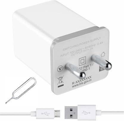 Wall Charger Accessory Combo for Realme 3i, Realme 3 Pro, Realme C2, Vivo V15 Pro, Oppo A5s, Realme 3, Oppo F11 Pro,And Realme all smart phones.-image-25