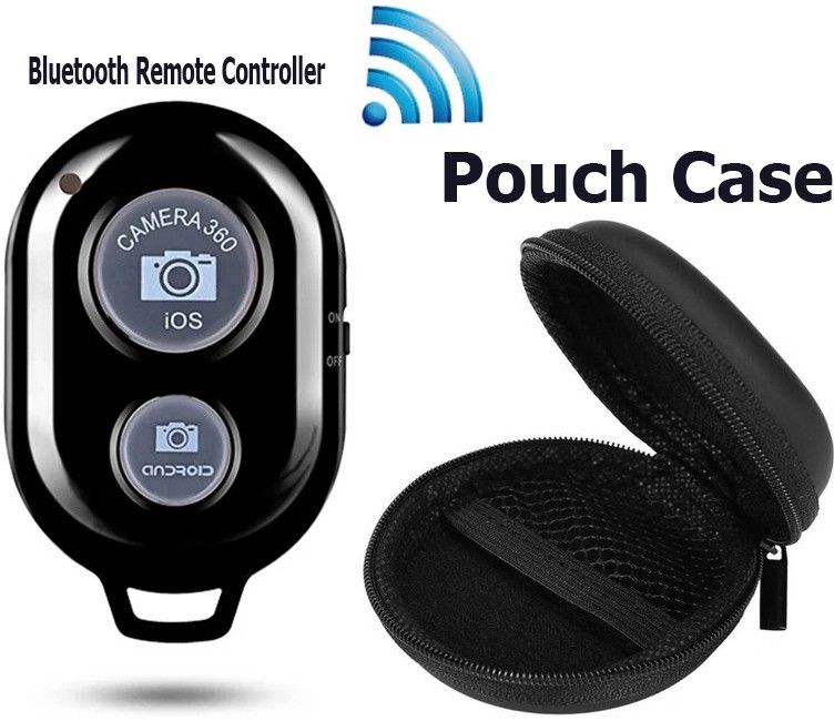 BUFONA High Quality Bluetooth Remote Controller Shutter Button for Selfie Click Widely Compatible with All Devices BFNA-D50 Wireless Bluetooth Shutter Remote Control Button Camera Shutter Remote Control with Bluetooth Wireless Technology - Create Amazing Photos and Videos Hands-Free Free - Works Remote Controller For Click Selfies Bluetooth Photo Clicker Video Shutter Remote Self-Timer Long Distance Camera Phone Selfie Stick Monopod Shutter Bluetooth Remote Controller Shutter Bluetooth Remote Controller Shutter Button For Selfie ClickCamera Remote Control
