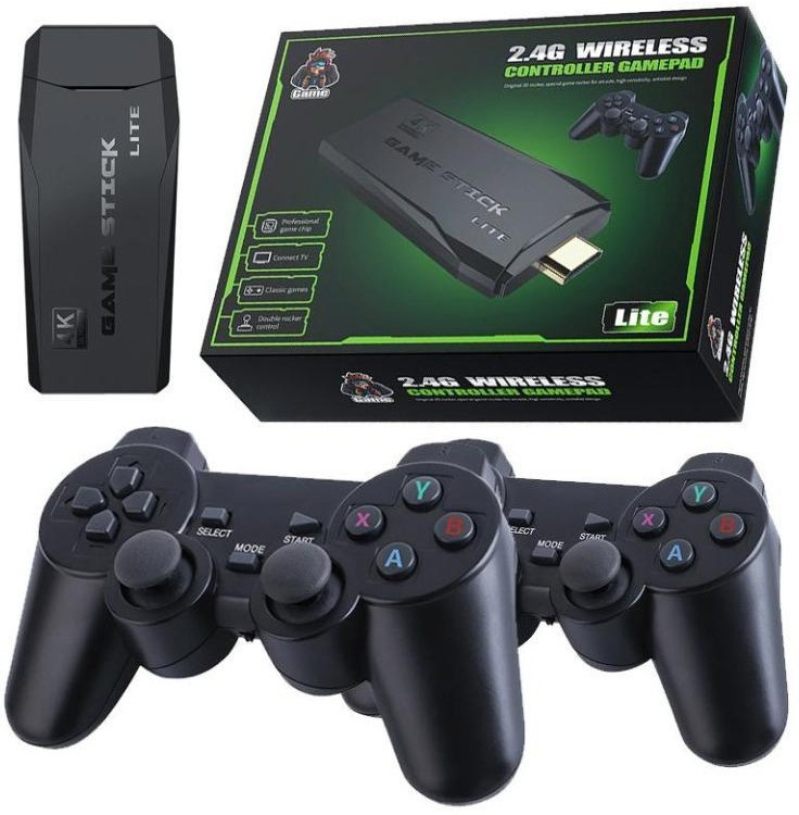 USB Wireless Console Game Stick Video Game Console Built-in 3000 Classic Games 8 Bit Mini Retro Controller HDMI Output Dual Player- 4K Ultra HD Game Stick Limited Edition Limited Edition image 1
