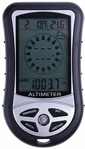 amicikart 8 in 1 Digital Compass Altimeter Barometer Thermometer Weather Forecast Time Height Gauge LCD Backlight Compass-picture-32
