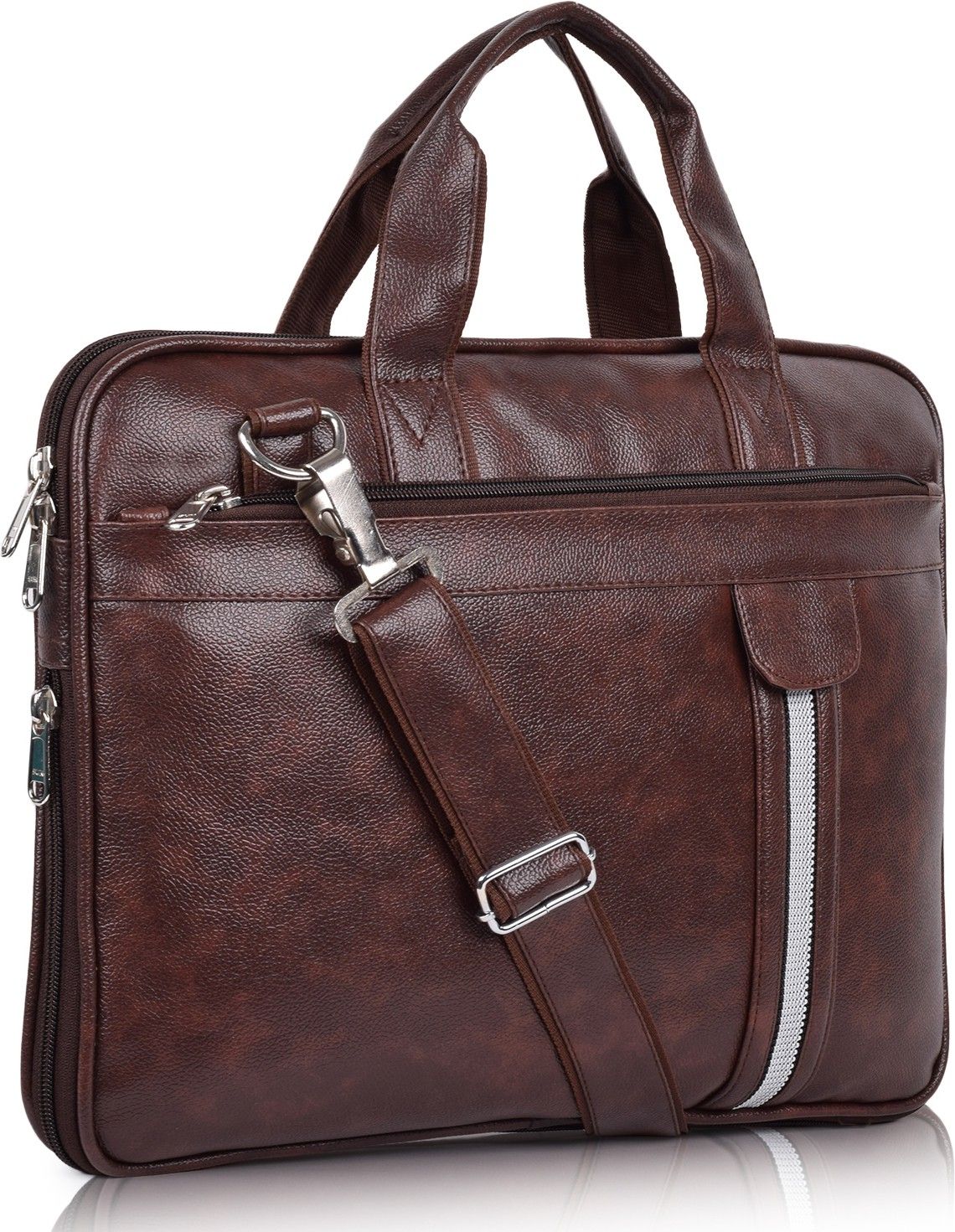 Men Brown Messenger Bag - Regular Size-image-32