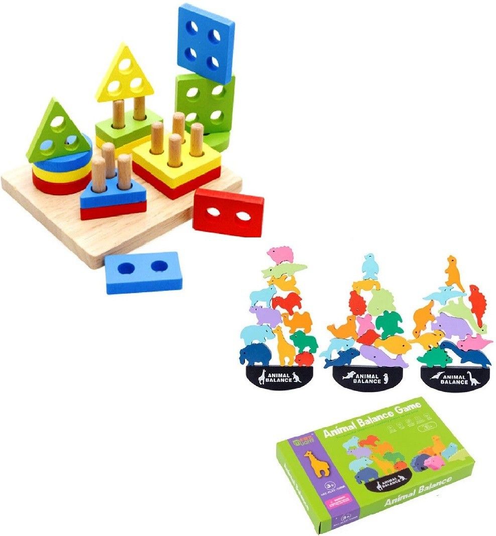 univocean Combo of 2 Wooden Learning Toy-picture-20