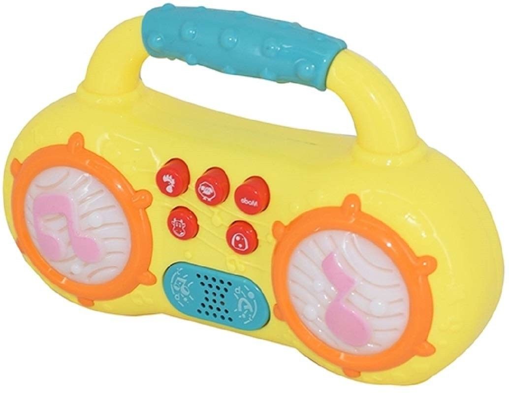 Mini Radio Rattle Toy for Baby Made in Safe Non-Toxic, Attractive Rattle for New Born Baby , Children and Toddlers Toy and Infant Products Activity Center,Best for Baby First Toys Rattle-image-8