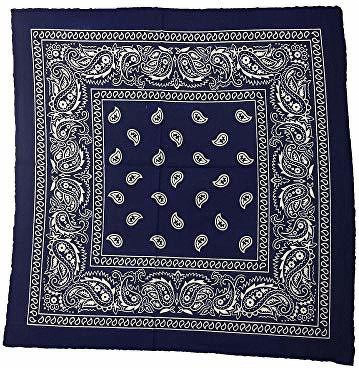 Manu Hut Men & Women, Boys & Girls Printed Bandana ["Blue"] Handkerchief-image-3