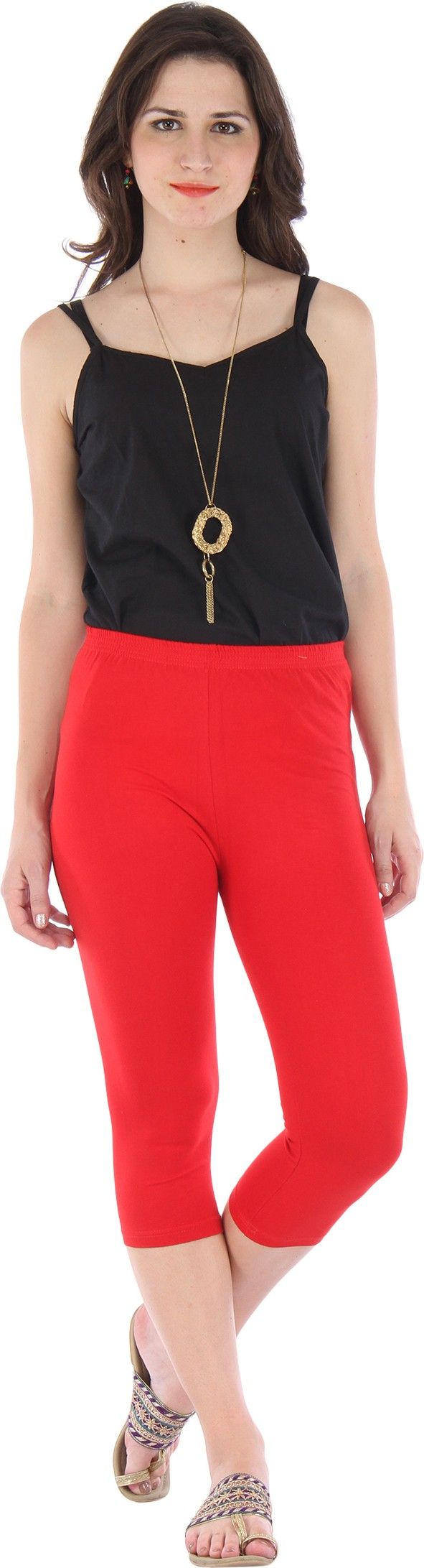 bitterlime Solid Women Three Fourths-picture-33