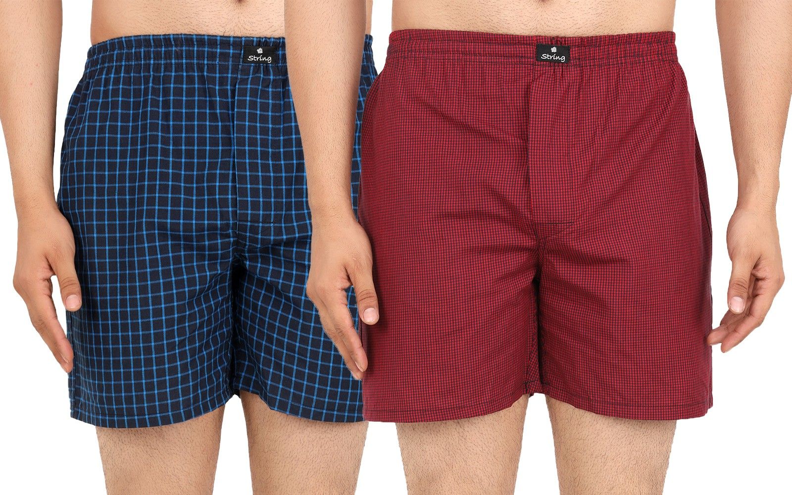 string Pack of 2 Checkered Men Boxer-picture-16