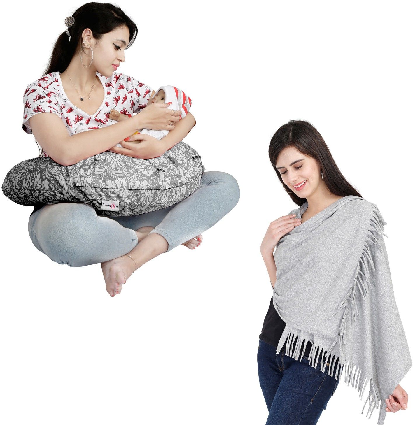 Breastfeeding shawl and pillow for baby Breastfeeding Pillow-image-14