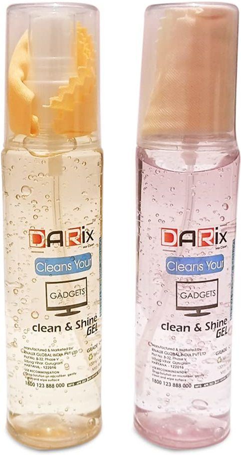 cyma home multi-purpose tv/computer/mobile/almirahs/doors/screen dusting cleaner kit for led and lcd screens ; 100 ml for computers, laptops, mobiles