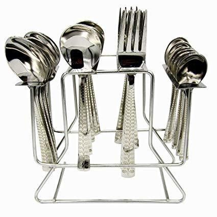 gold look Empty Cutlery Holder Case-picture-23
