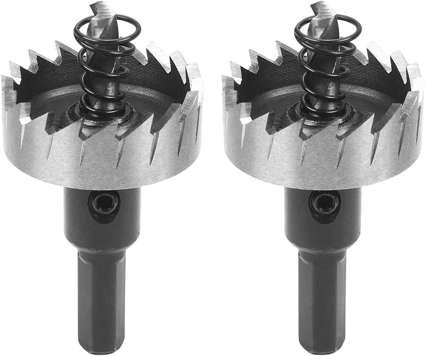 uptodatetools HSS Hole Saw, 35mm Black Wood Cutter Opener Drill Bit for Stainless Steel, Aluminum, Plate, Plastic, PVC-picture-24