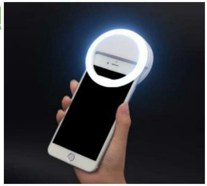 NRL Creation Selfie Beauty Ring Light (Rechargeable) LED Flash White Light for All Smartphones Ring Flash