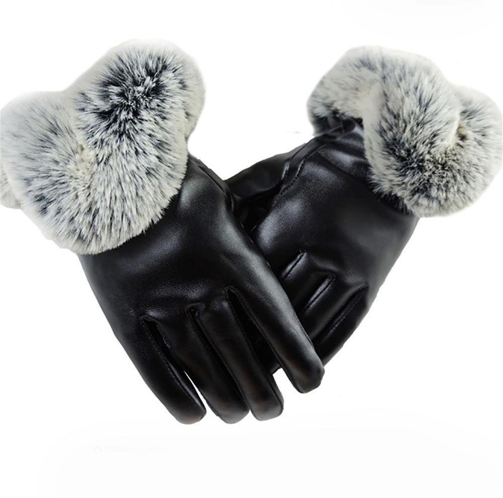 Solid Winter Women Gloves