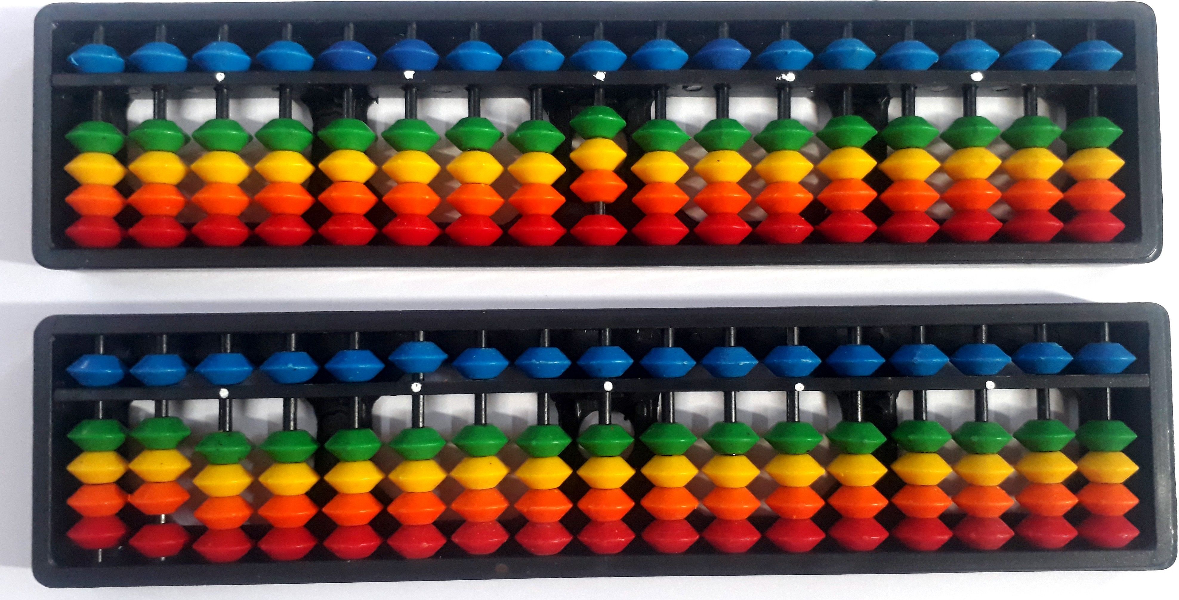 Combo of 2 Abacus Math Learning tool for kids (17 rod) multicolor-image-5