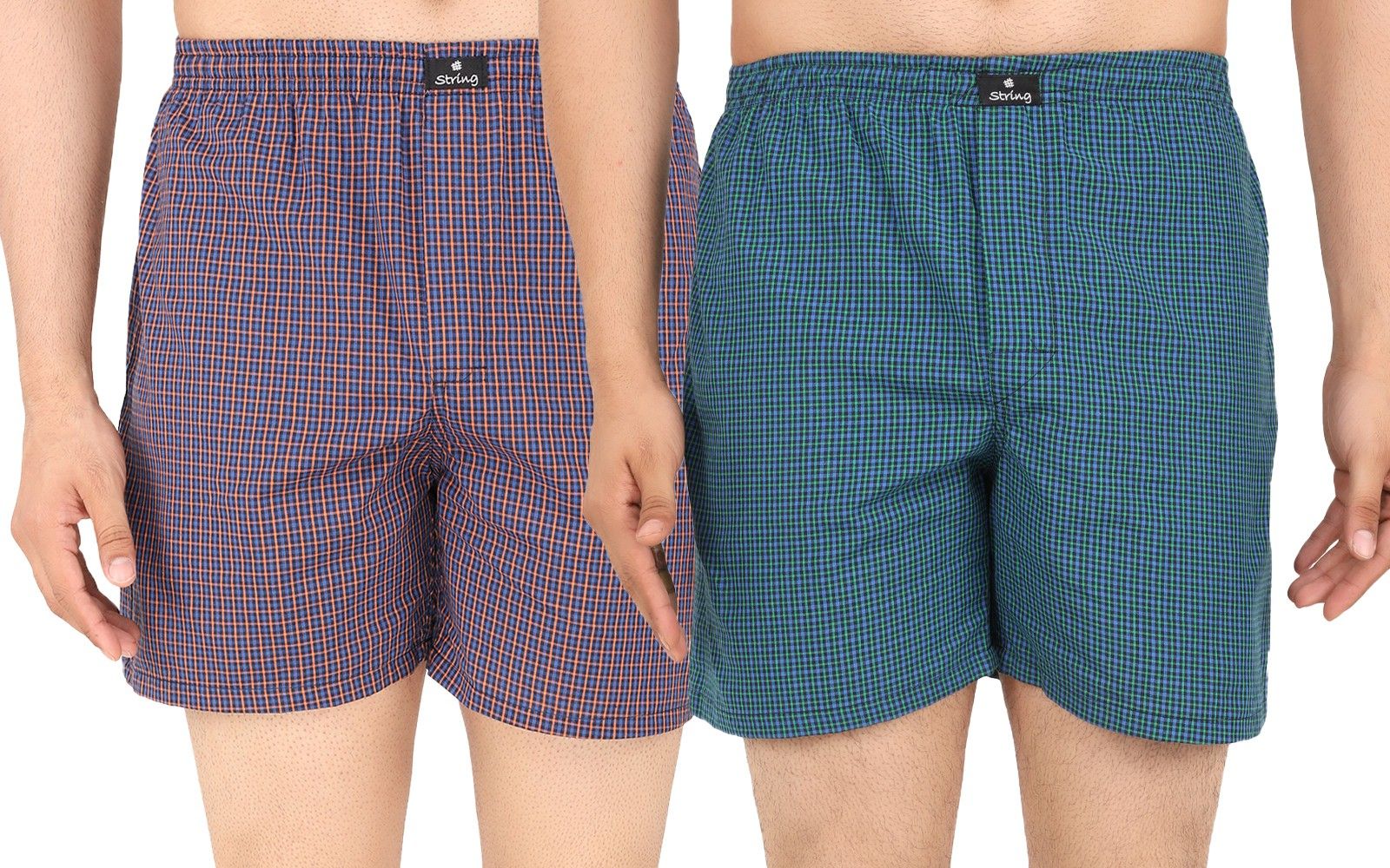 string Pack of 2 Checkered Men Boxer-picture-10