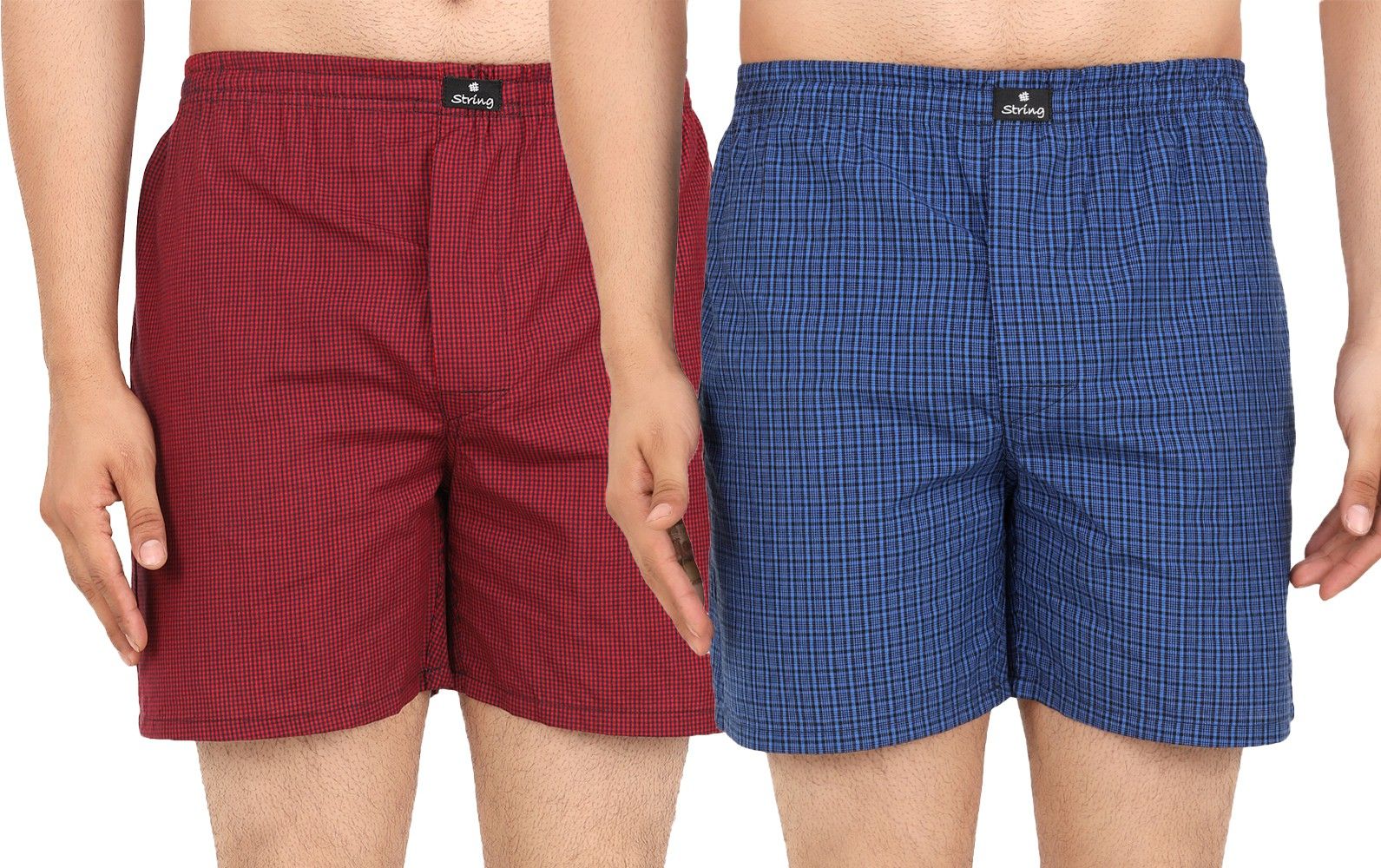 string Pack of 2 Checkered Men Boxer-picture-9