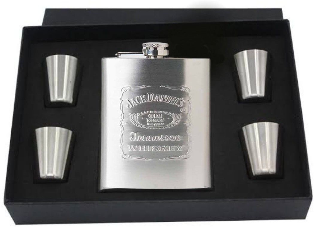target plus JD-8oz Stainless Steel Hip Flask-picture-14