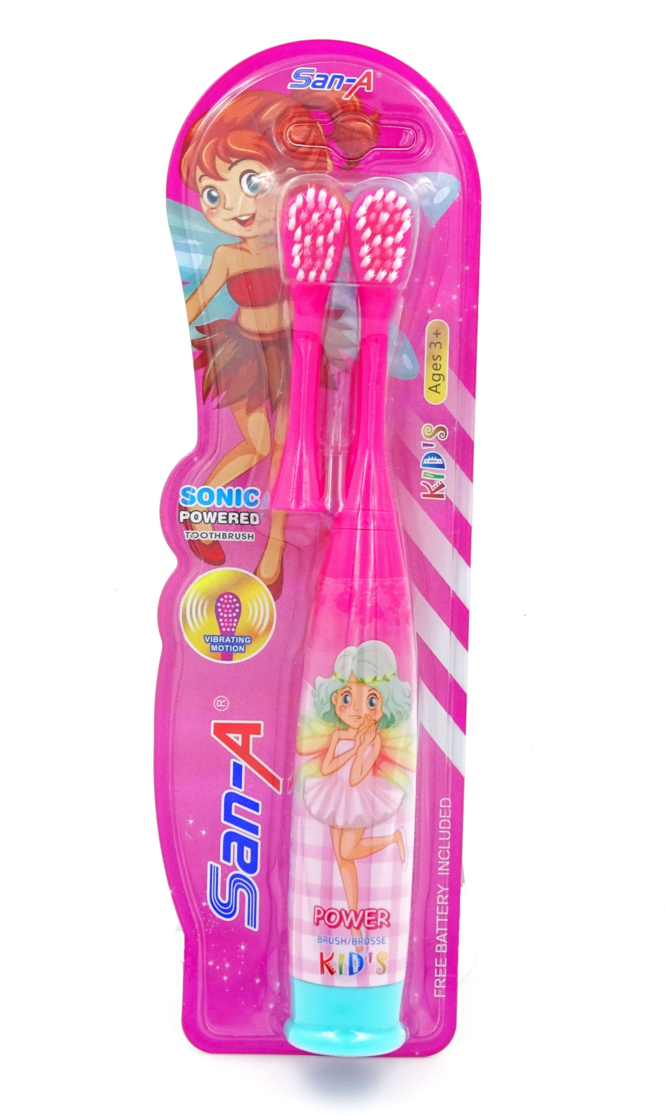 poksi ELECTRIC TOOTHBRUSH FOR KIDS|CARTOON PRINTED|VIBRATING BRISSLES | with 2 heads Electric Toothbrush-image-4