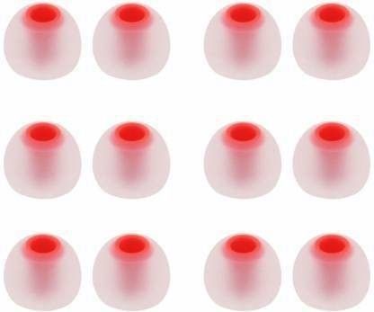 QWEEZER 12Pcs Silicone Rubber Earbuds Tips, Eartips, Earpads, Earplugs, for Replacement in Earphones and Bluetooth Medium Size 6 Pairs (12 Pcs ) In The Ear Headphone Cushion-image-44