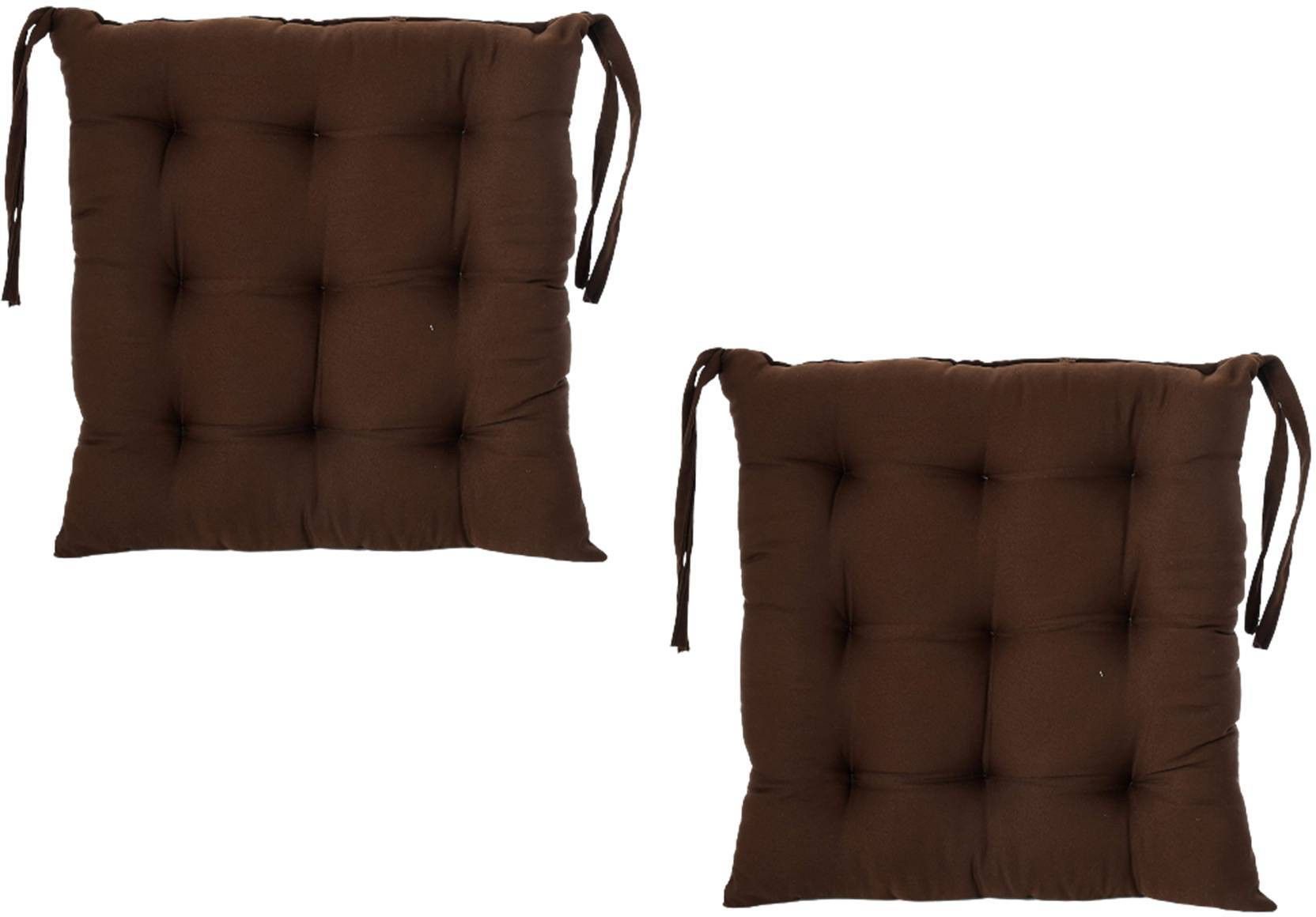Polyester Fibre Chair Pad Pack of 2 Solid-image-16