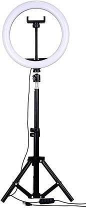FIXTSON 10 inch Dimmable LED Selfie Ring Light Flash-image-3