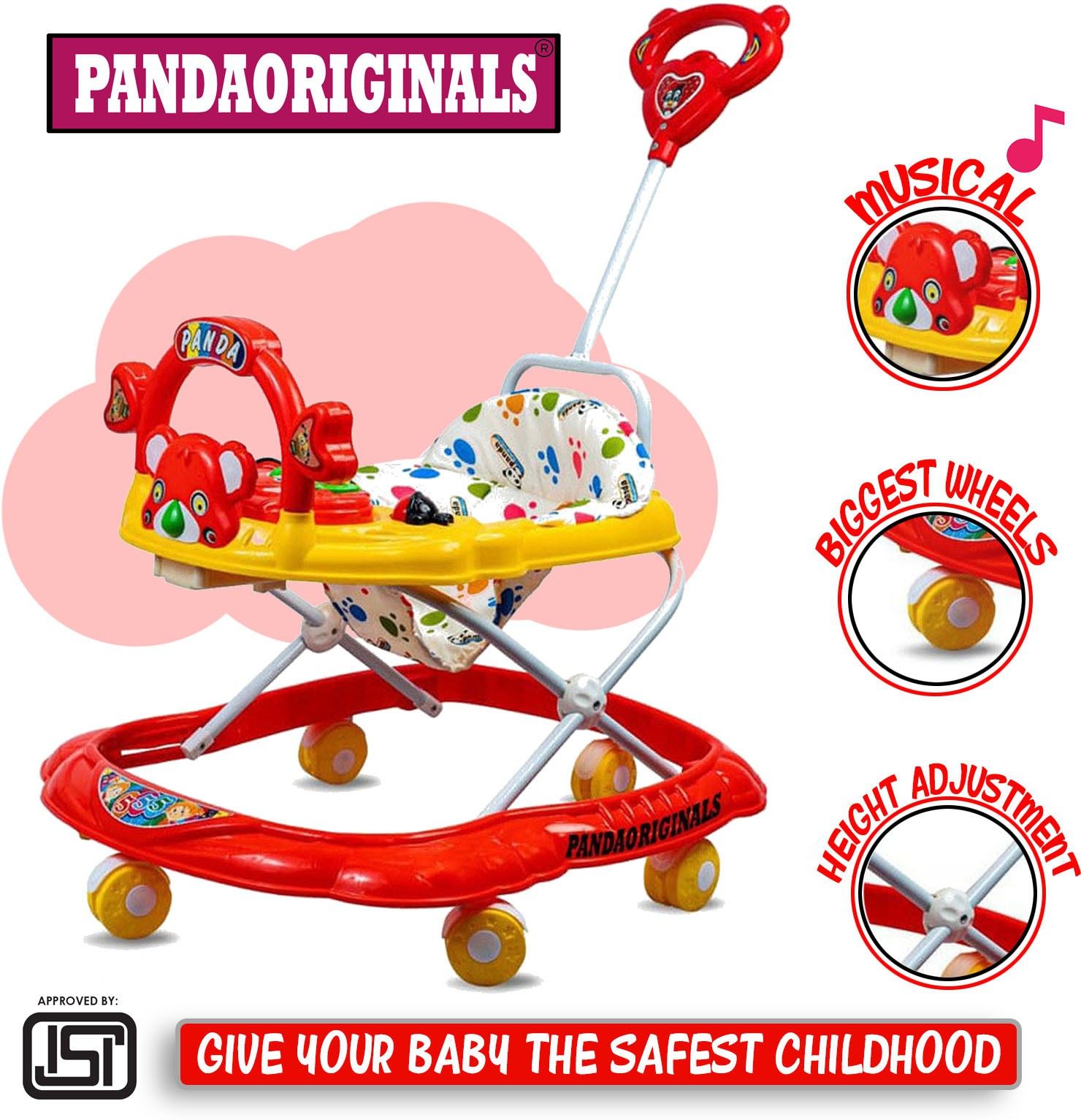 pandaoriginals Pram RED 555 SYSTEM Travel system-picture-18