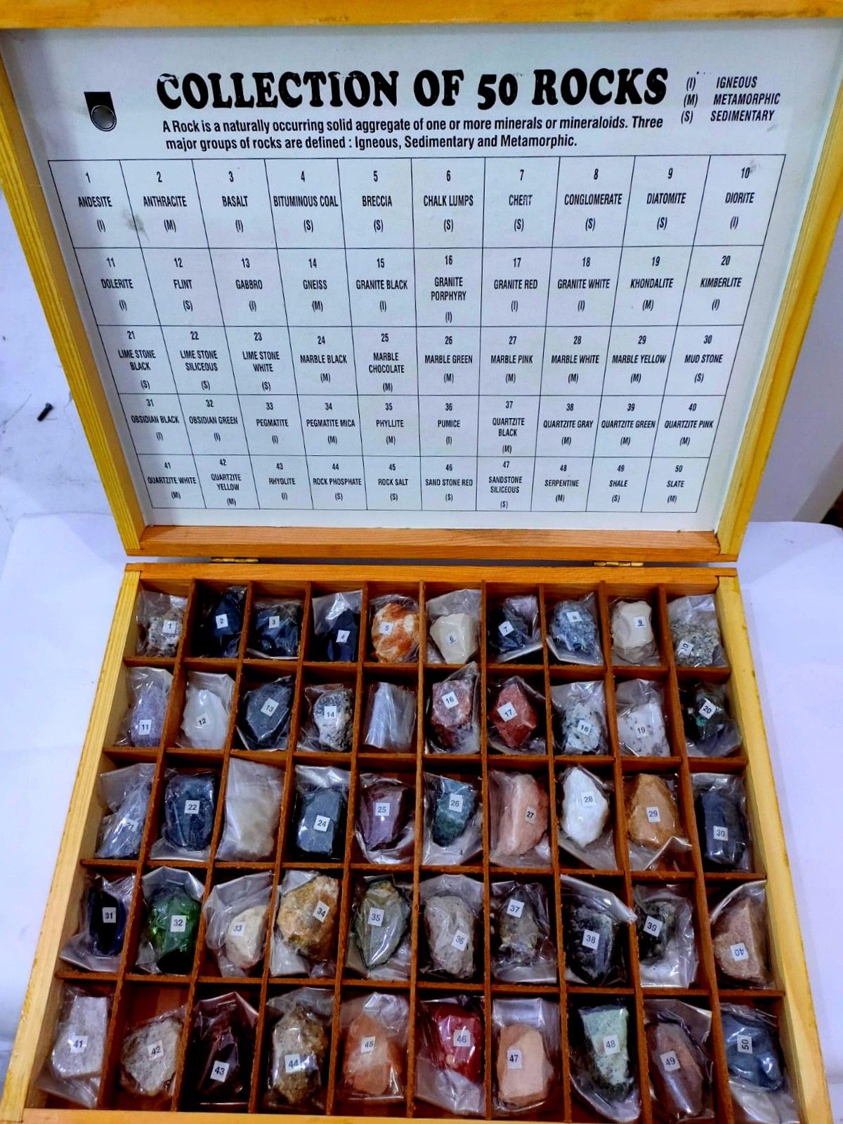 Collection of 50 Rocks (Wooden Pack)-image-41