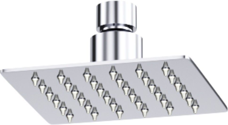 4x4 Ultra Slim Square Rain Shower Head without Arm Fixed Mount-image-8